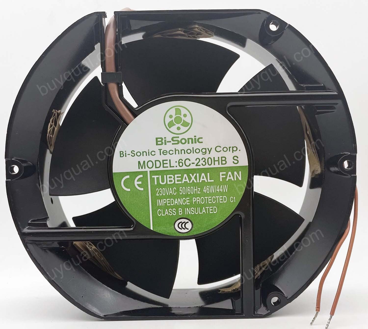 Bi-Sonic 6C-230HB 6C-230HBS 230V 44/46W 2wires Cooling Fan Bi-Sonic 6C-230HB 6C-230HBS 230V 44/46W 2wires Cooling Fan
